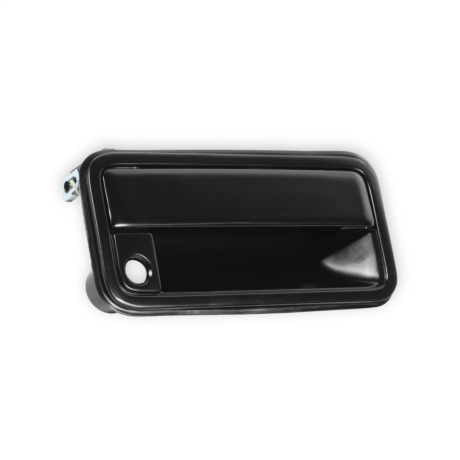 Holley Classic Truck Exterior Door Handle; Front; Right Hand; Outside; Black;