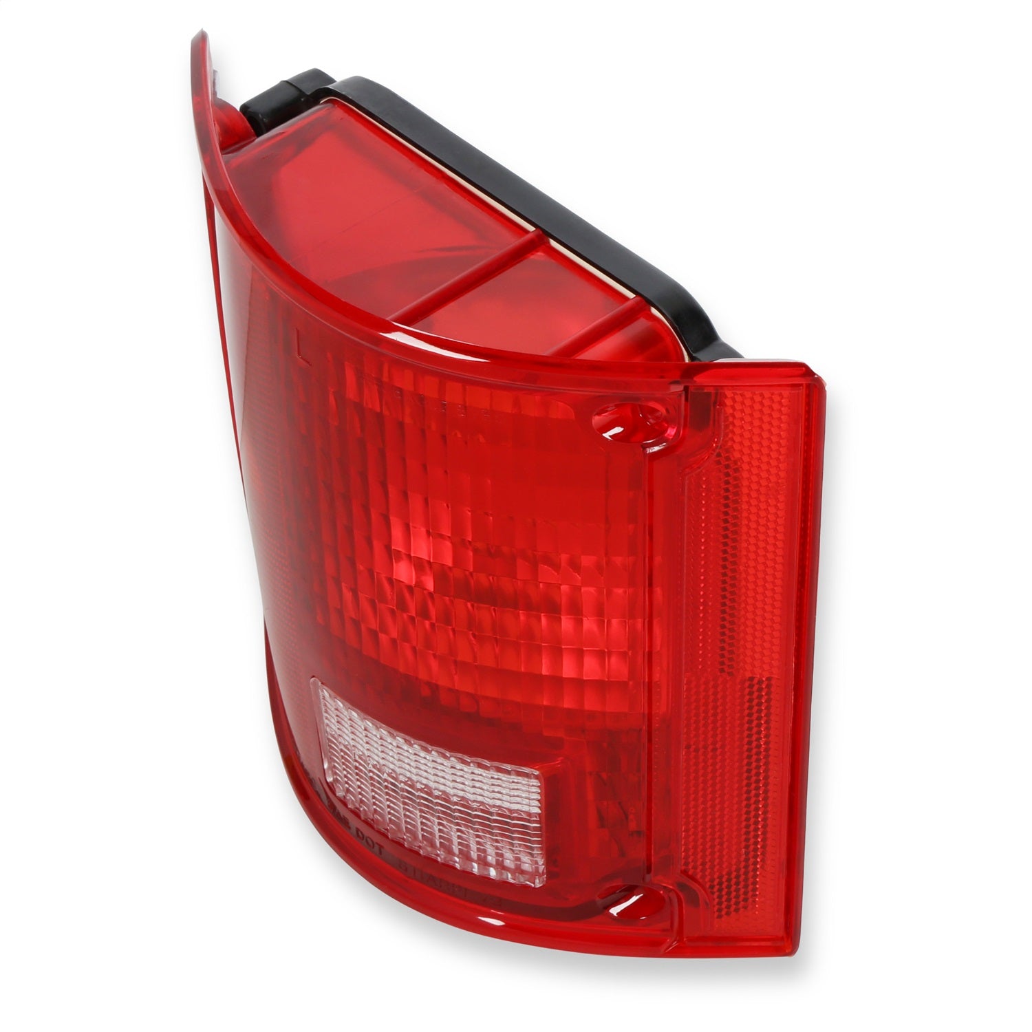 Holley Classic Truck Tail Lamp Lens; W/O Trim/Housing; Driver; Red;