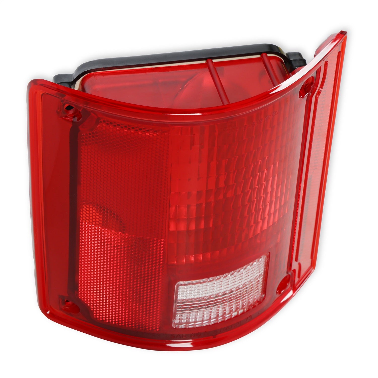 Holley Classic Truck Tail Lamp Lens; W/O Trim/Housing; Driver; Red;