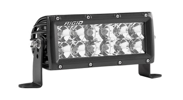E-Series PRO LED Light, Spot/Flood Optic Combo, 6 Inch, Black Housing