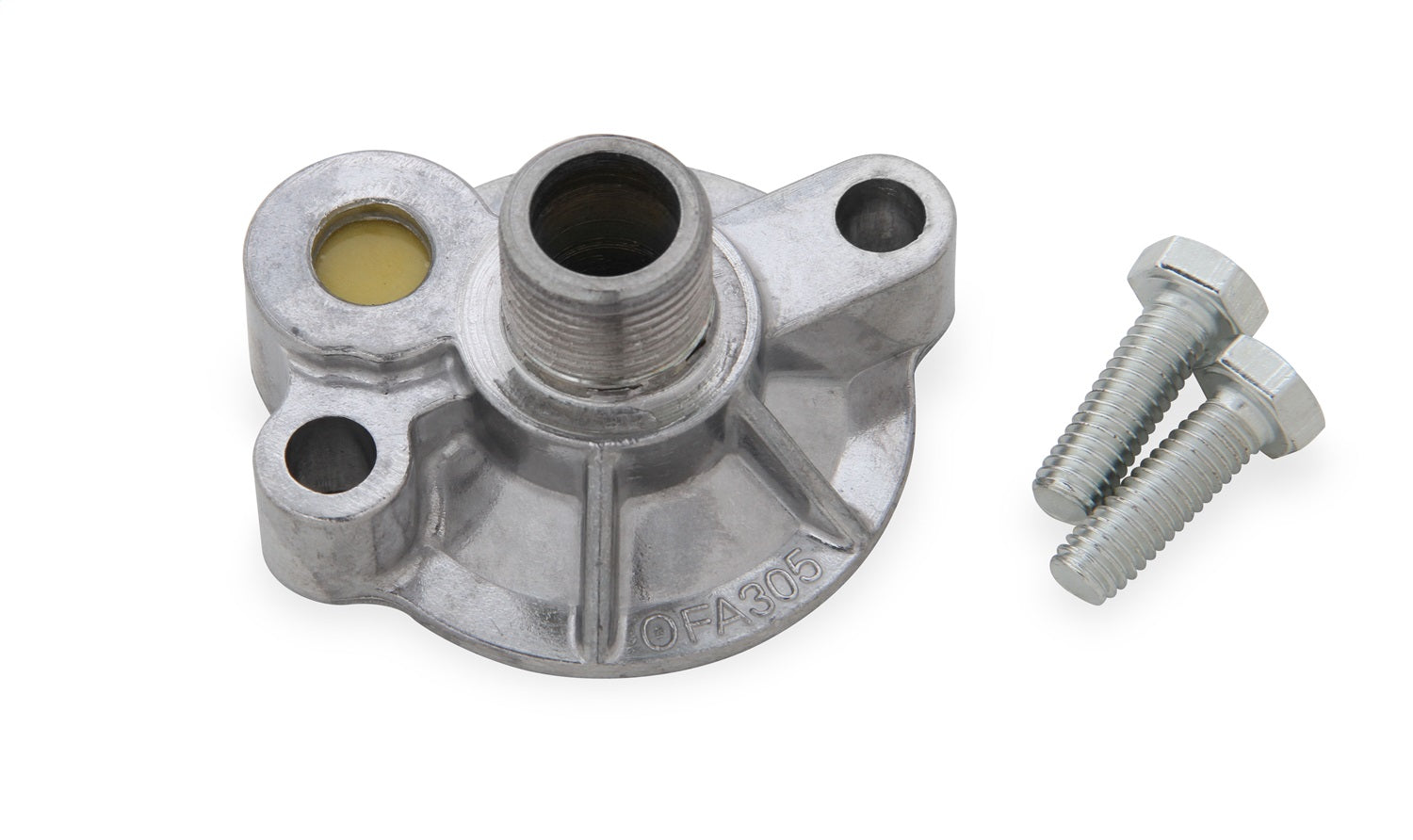 Oil Filter Adapter; Aluminum; Incl. Filter By-Pass Valve/Mounting Bolts;