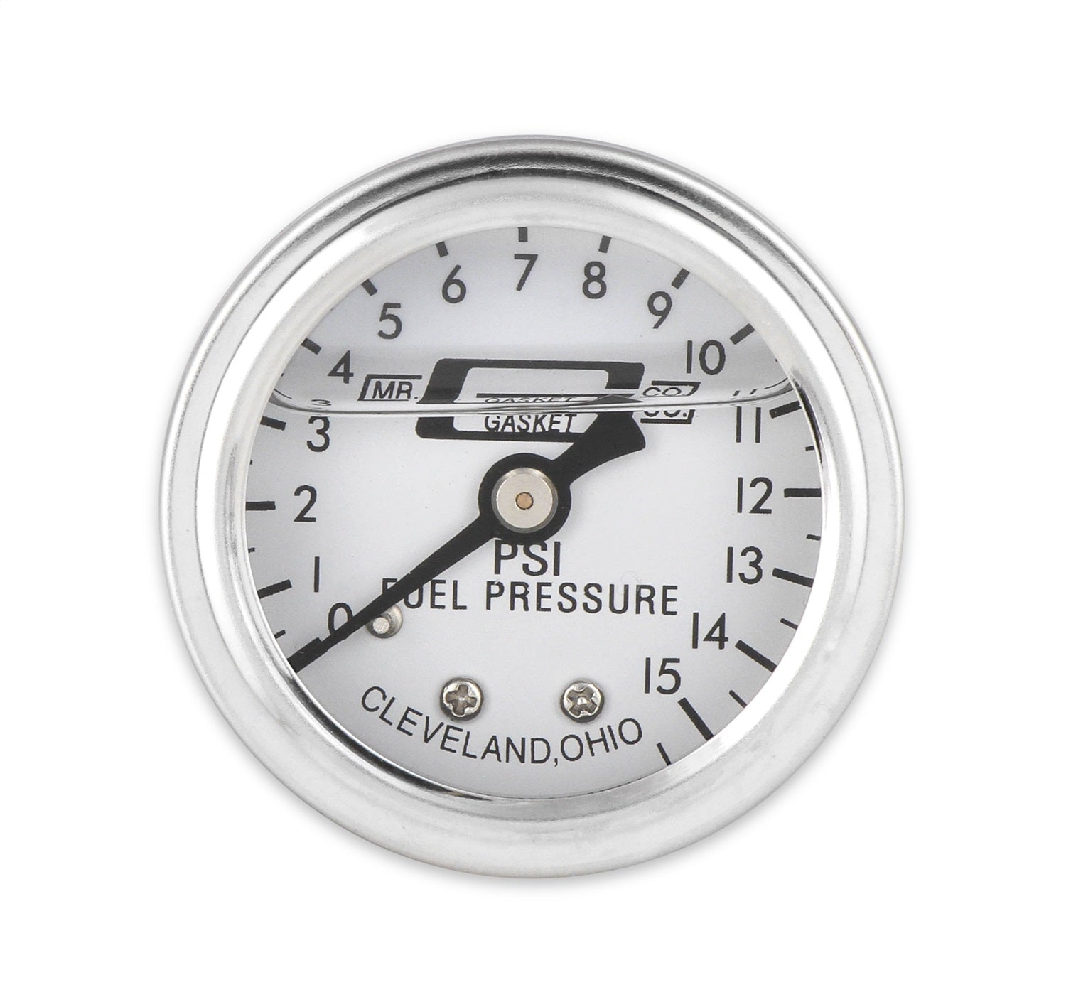 Fuel Pressure Gauge; 1.5 in. Dia.; 0-15 lbs;