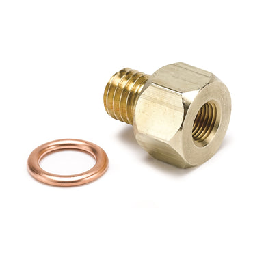 FITTING, ADAPTER, METRIC, M12X1.75 MALE TO 1/8" NPTF FEMALE, BRASS