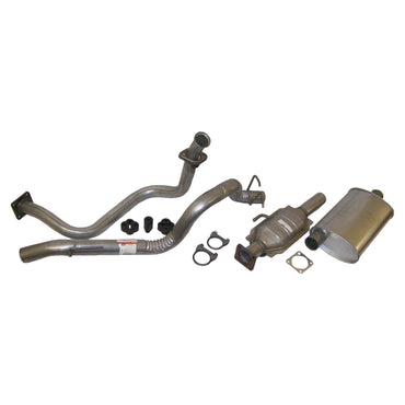 Exhaust Kit (Front Pipe, Cat. Converter, Muffler, Tailpipe, Clamps & Insulators)
