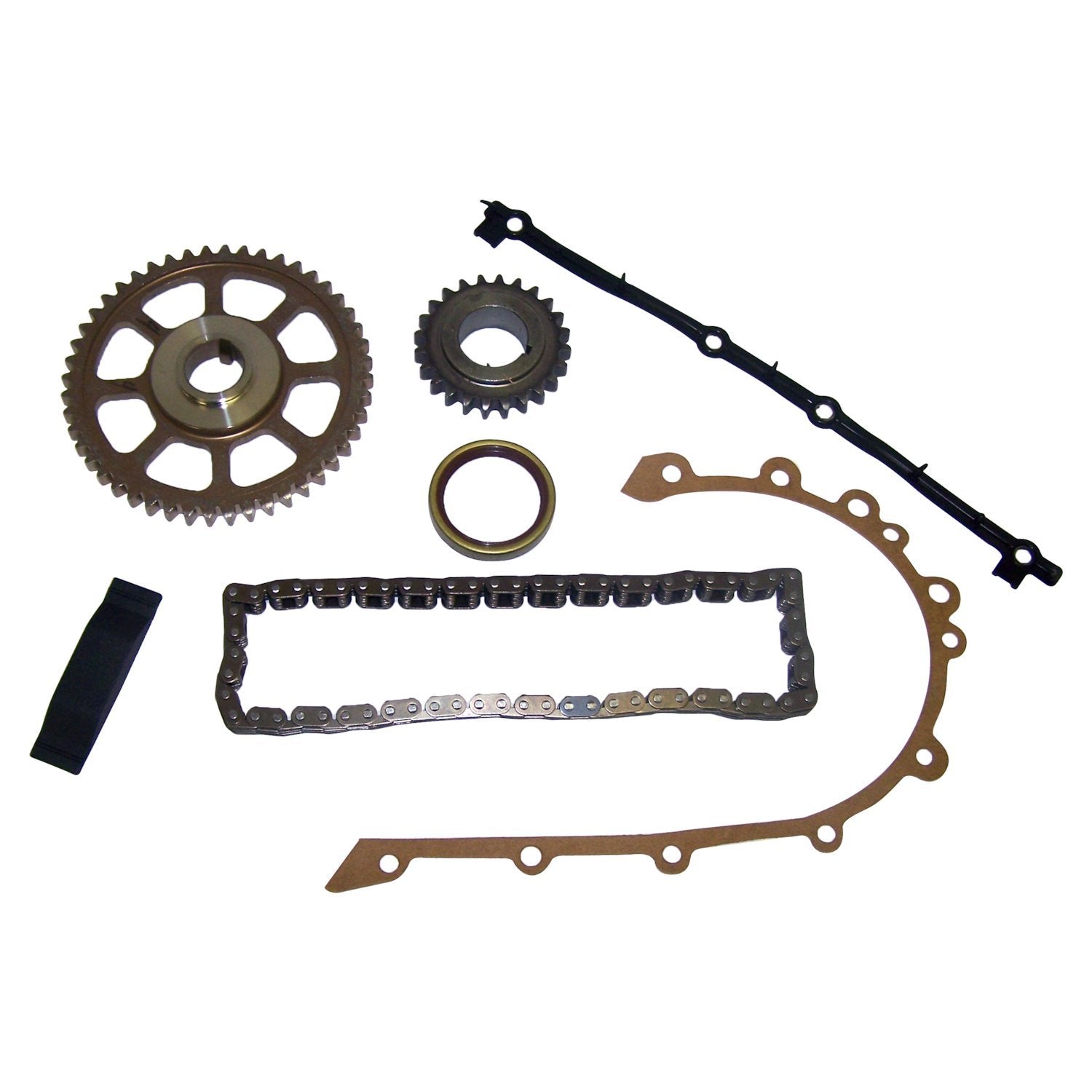 Timing Chain Kit, Includes 2 Sprockets, Chain, Guide and Gaskets
