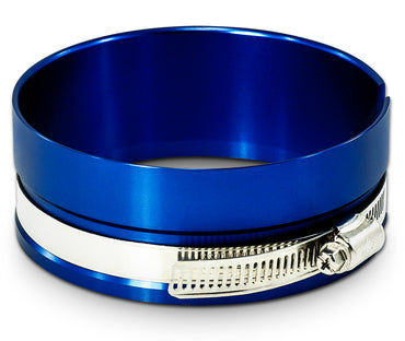Adjustable Piston Ring Compressor; 4.000-4.090 Range; Blue; Aluminum Material