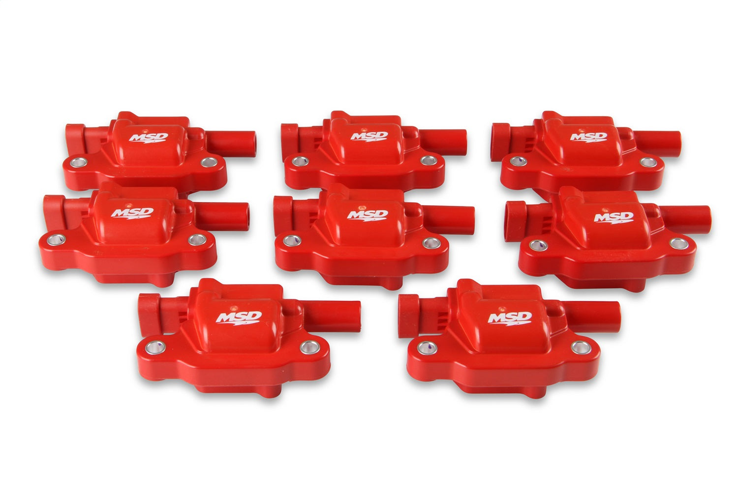 Blaster LS Direct Ignition Coil Set; Replacement Coil; Red; Set Of 8;
