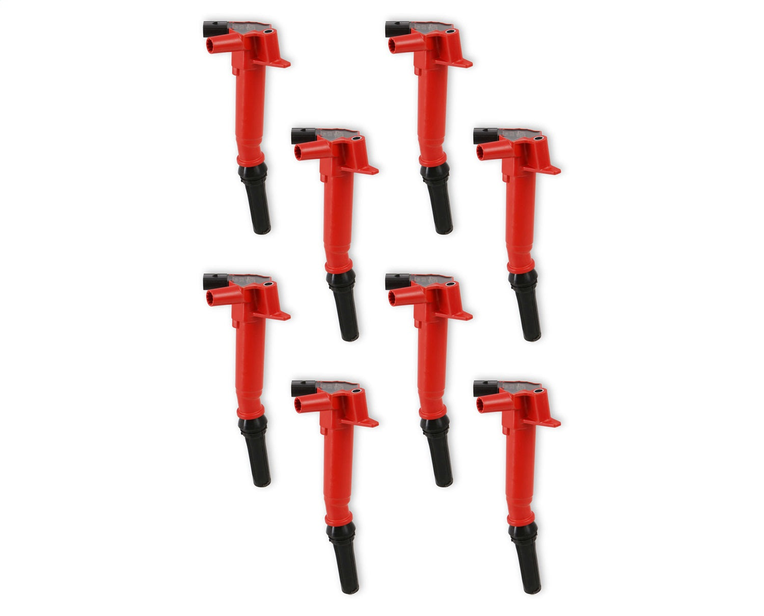 Blaster Direct Ignition Coil Set; Direct Replacement; Red; 8-Pack;
