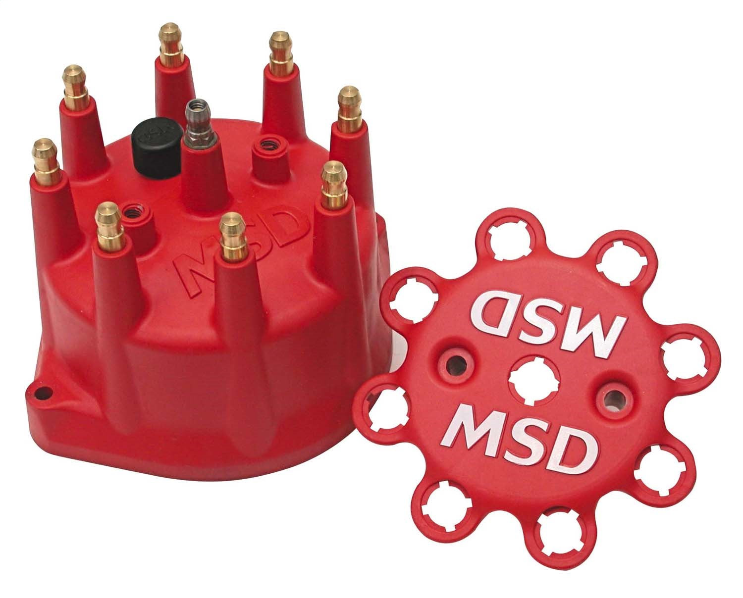 MSD Small Diameter Distributor Cap; For PN[8570/8545/8546]; Red;