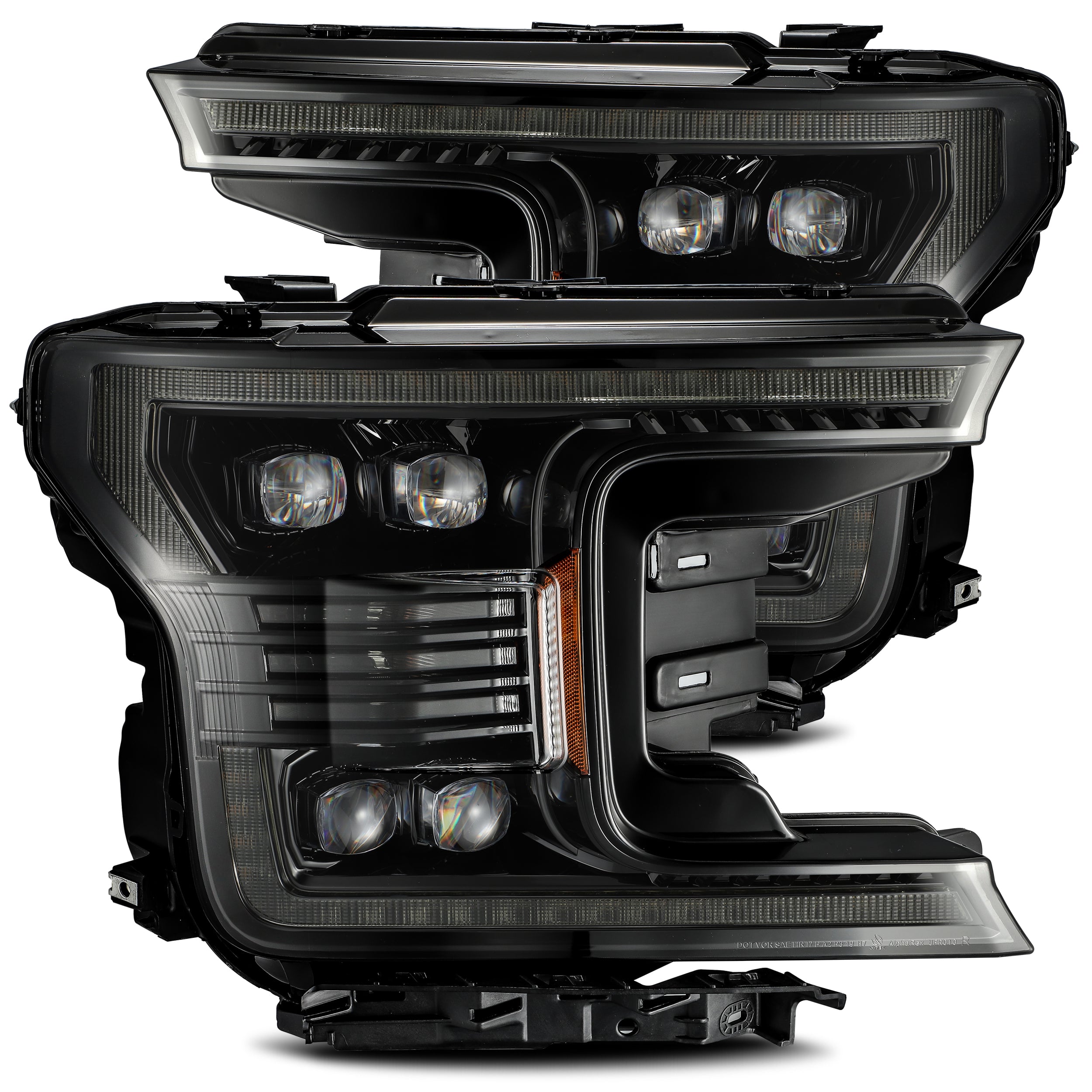 LED Projector Headlights in Alpha- Black
