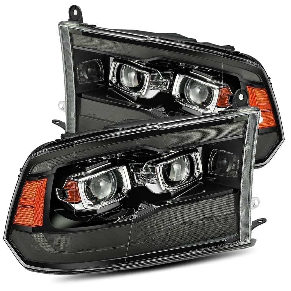 LED Projector Headlights in Alpha-Black