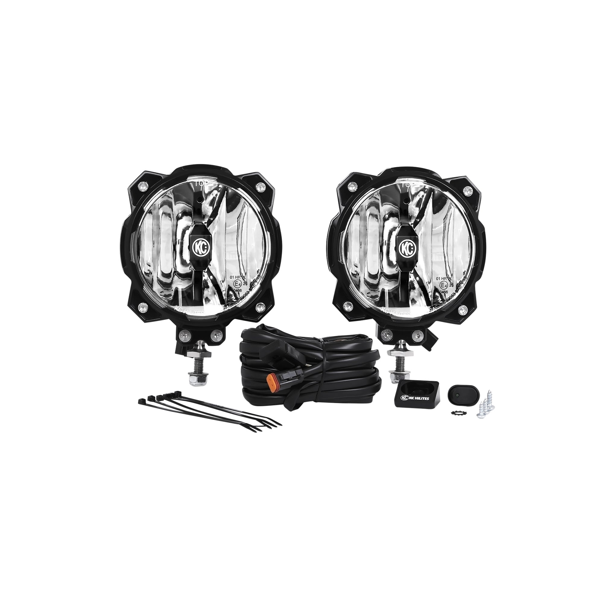 KC Pro6 Gravity LED 6in Infinity Ring Driving 2-Light System Universal