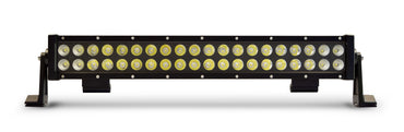 20 in. Dual Row LED Light Bar; Black Face