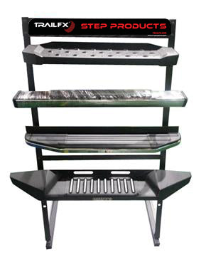 Display Rack With 4 RB Series Running Boards