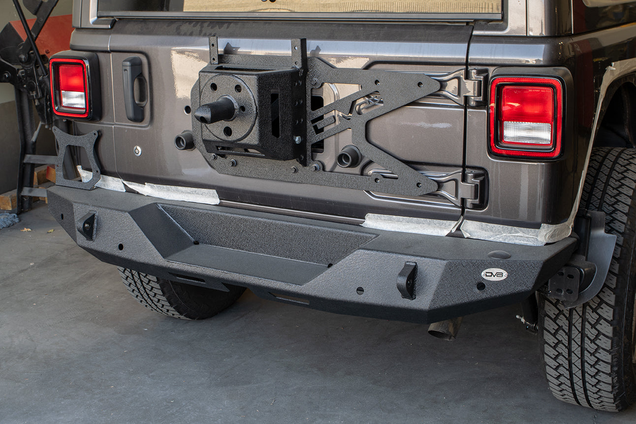 18+ Jeep JL Tailgate Mounted Tire Carrier