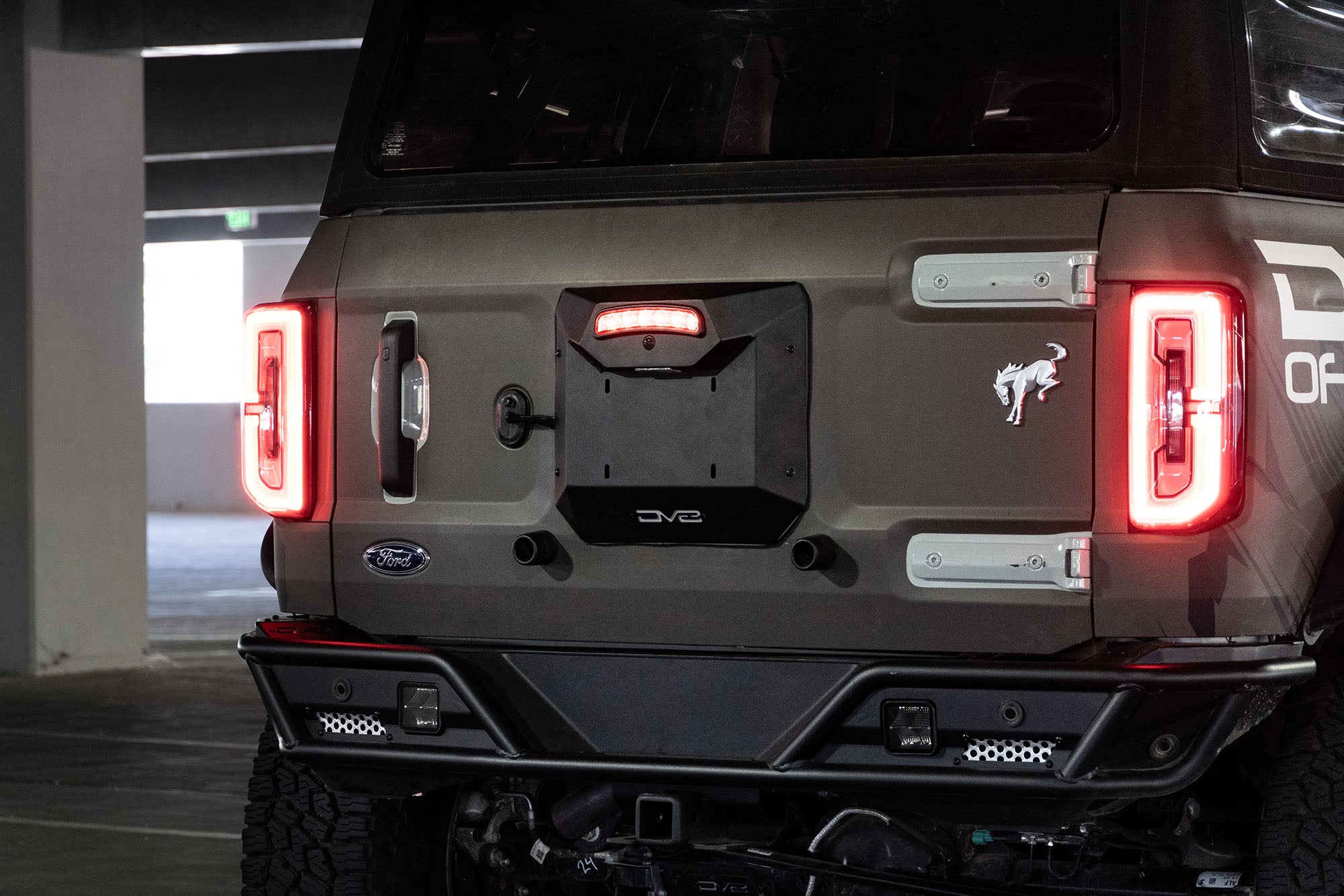 Spare Tire Carrier Delete Plate