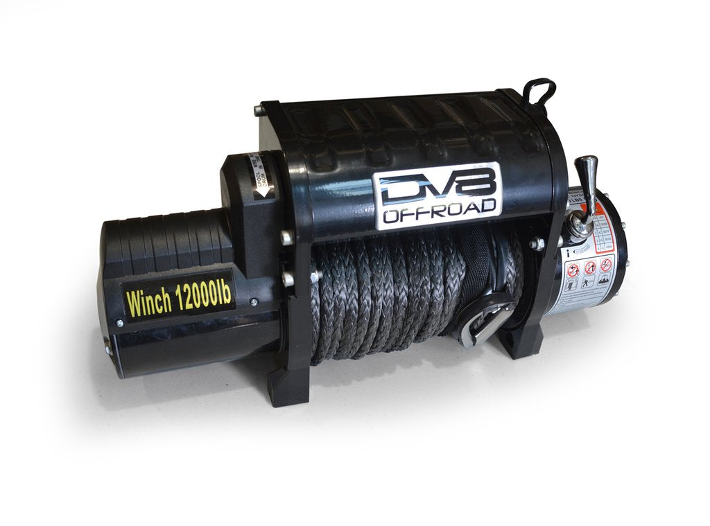12,000 lbs. Winch with Synthetic Rope