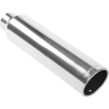 Single Exhaust Tip - 2.5in. Inlet/4in. Outlet