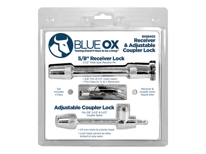 KIT, PIN STYLE COUPLER LOCK AND 5/8 X 3 1/2 RECEIVER LOCK