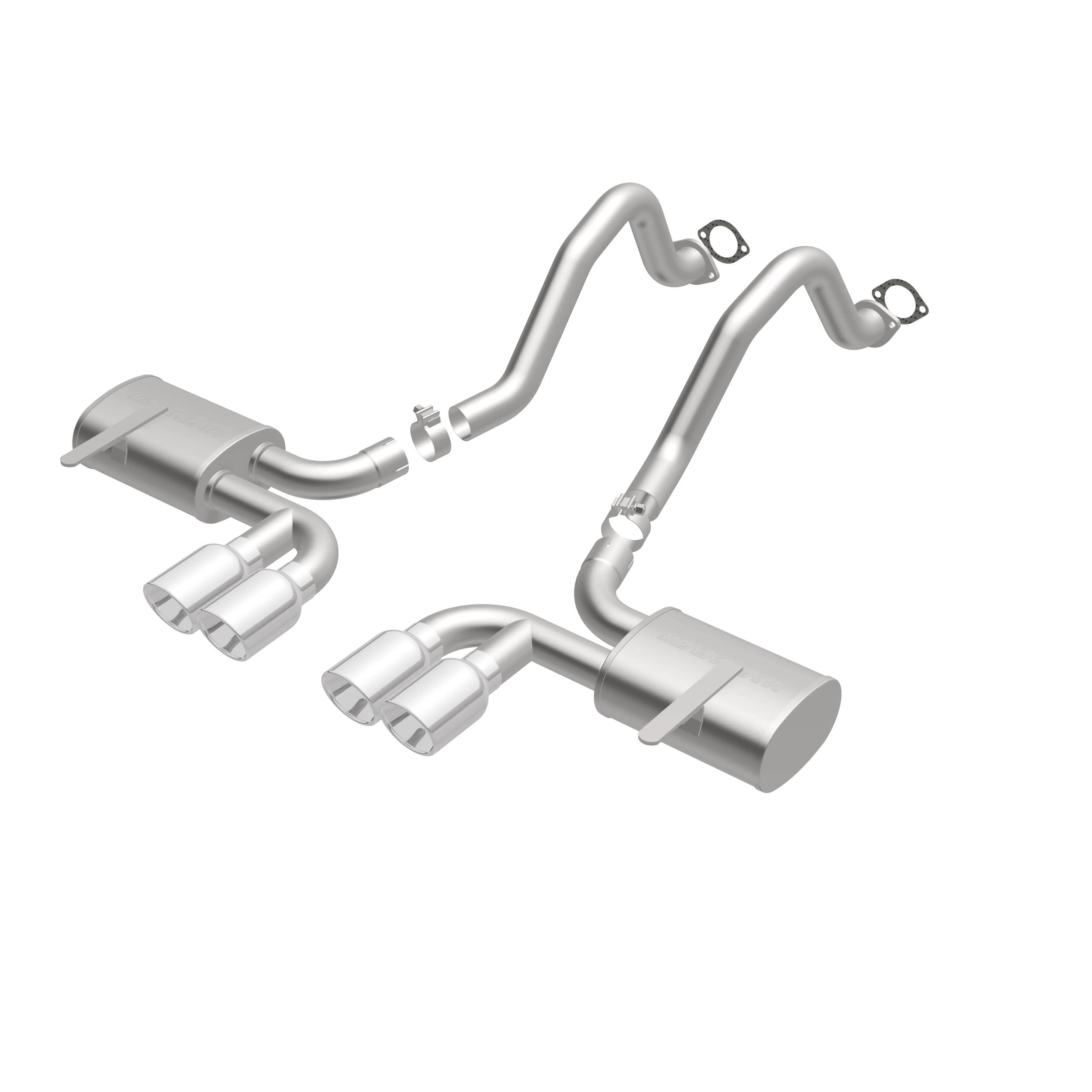 Street Series Stainless Axle-Back System