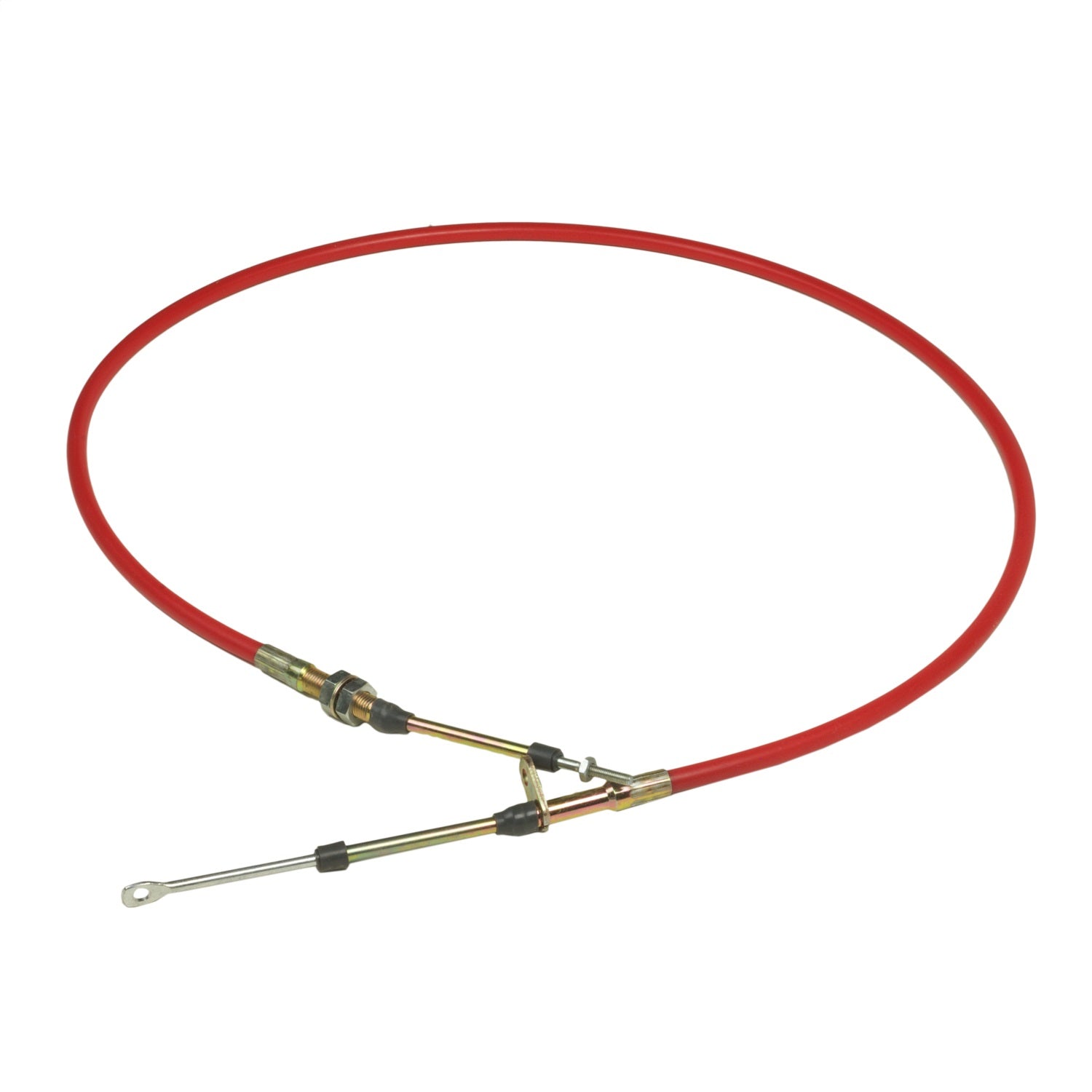 Super Duty Race Shifter Cable; 5 ft.; Eyelet/Threaded;