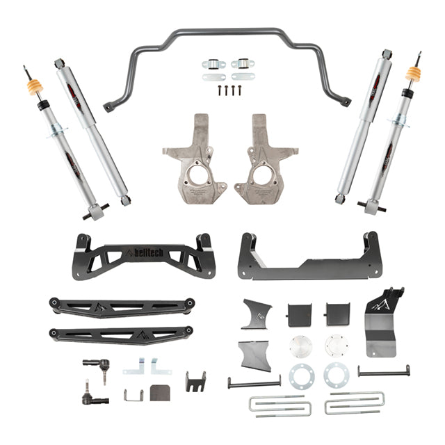 7-9" Lift Kit Inc. Front and Rear Trail Performance Struts/Shocks