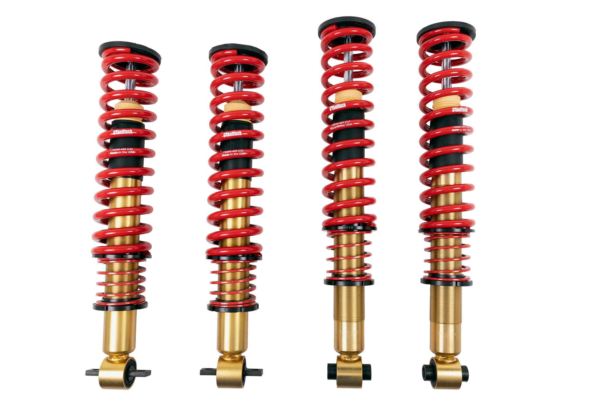 0-4" Lift Kit Inc. Front and Rear Trail Performance Coilovers